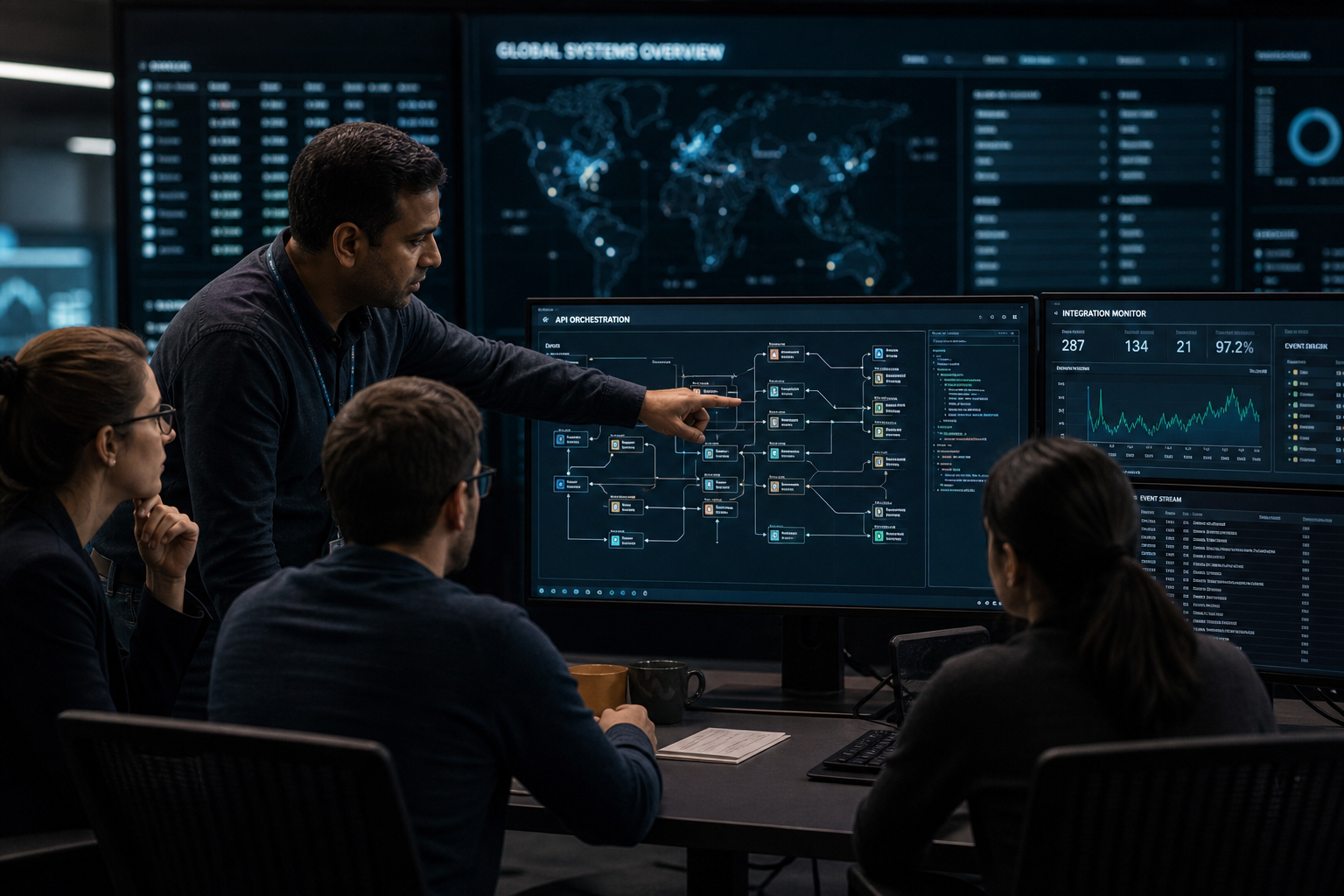 Logistics supply chain integration command system